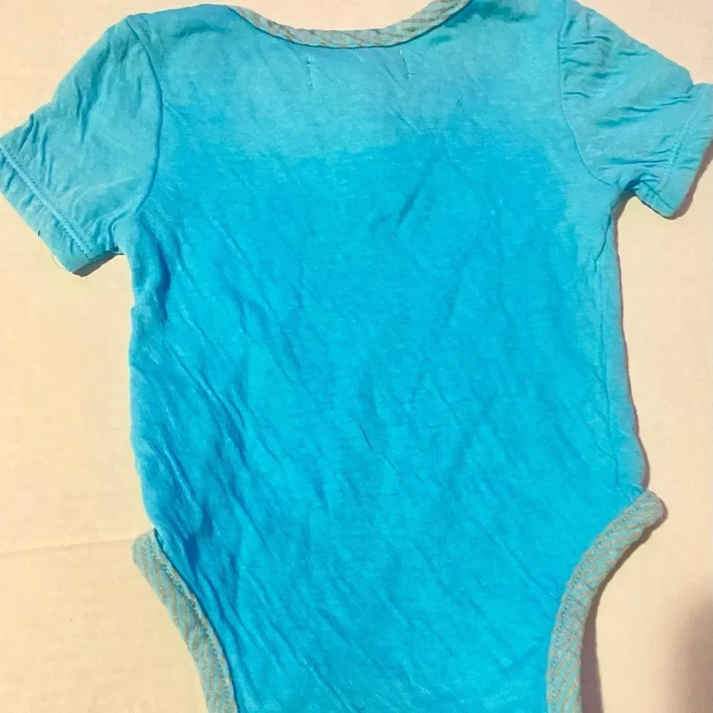 💦Miki Miette Kids BlueBodysuit Romper size: 3 M